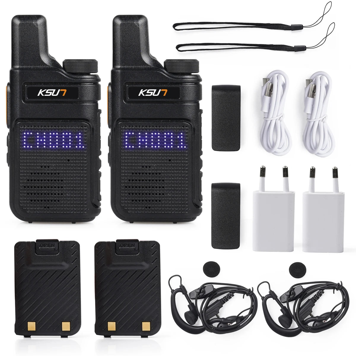 Walkie Talkie Portable Mini Communication Radio Profesional PMR 446 Talkie Walkies Two Way Radio Transceiver KSUN M6 Quality