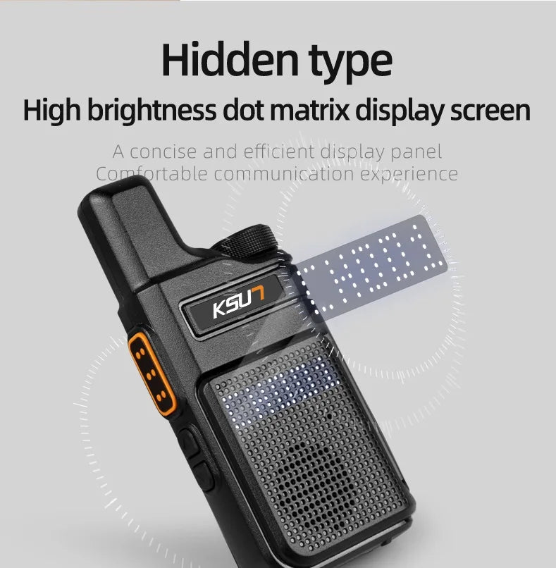Walkie Talkie Portable Mini Communication Radio Profesional PMR 446 Talkie Walkies Two Way Radio Transceiver KSUN M6 Quality