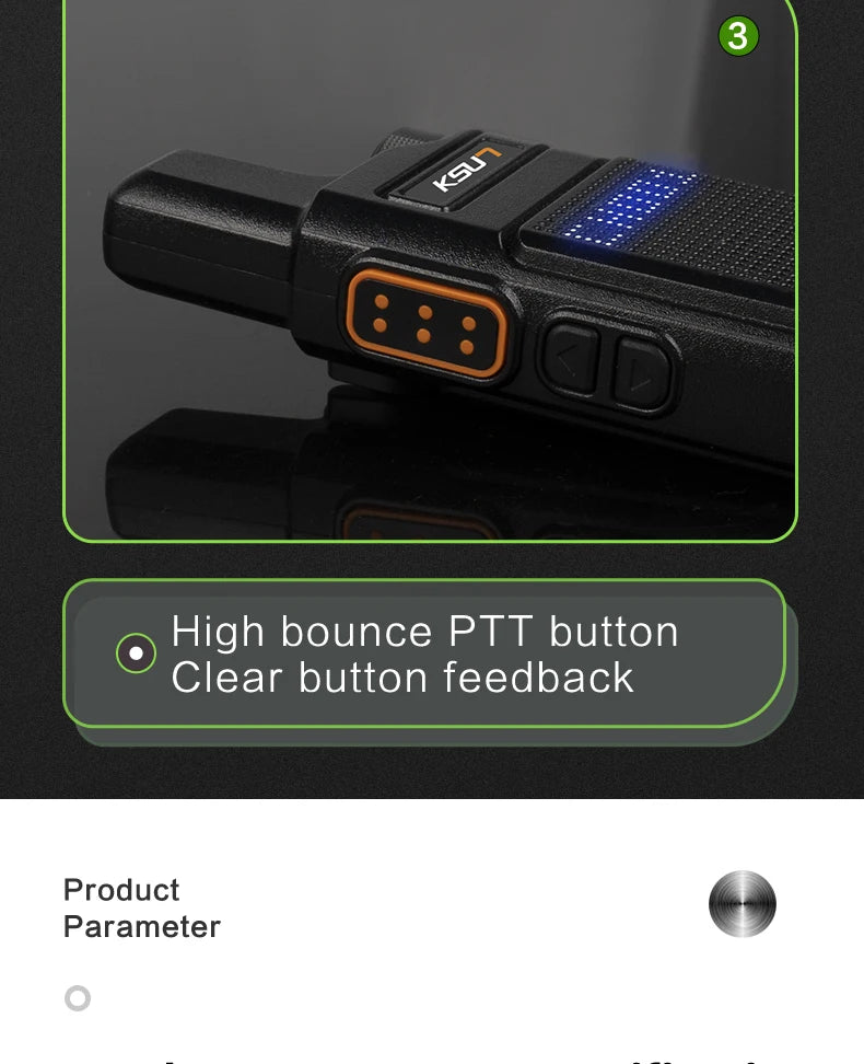 Walkie Talkie Portable Mini Communication Radio Profesional PMR 446 Talkie Walkies Two Way Radio Transceiver KSUN M6 Quality