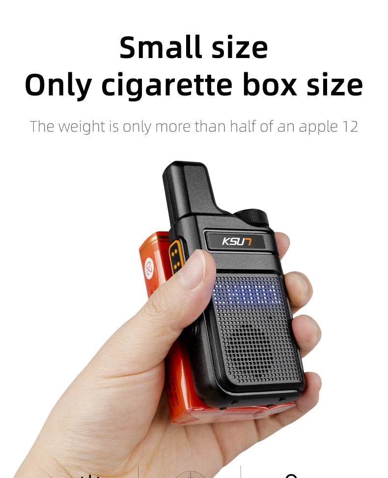 Walkie Talkie Portable Mini Communication Radio Profesional PMR 446 Talkie Walkies Two Way Radio Transceiver KSUN M6 Quality