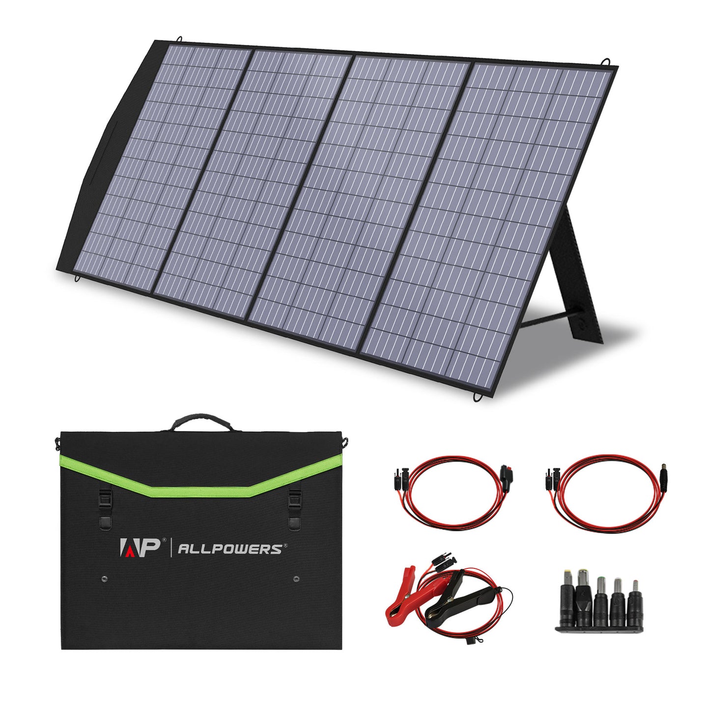 ALLPOWERS Portable Power Station Solar Generator, 110V/220V Pure Sine Wave AC Outlet With 18V Solar Panel