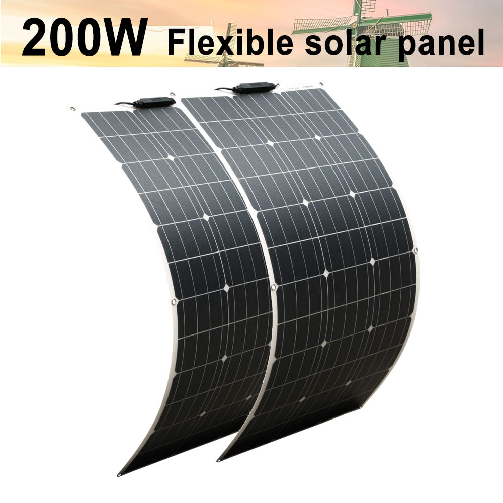 12 Volt Monocrystalline Solar Cell, Flexible Solar Panel