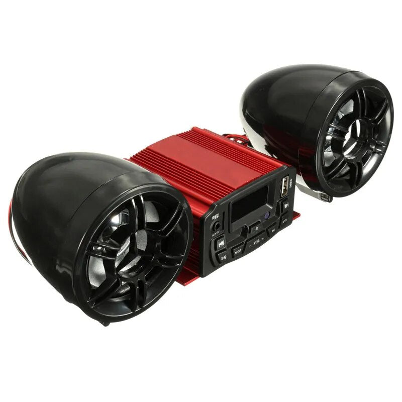12V Motorcycle Sound System Bluetooth Audio Remote