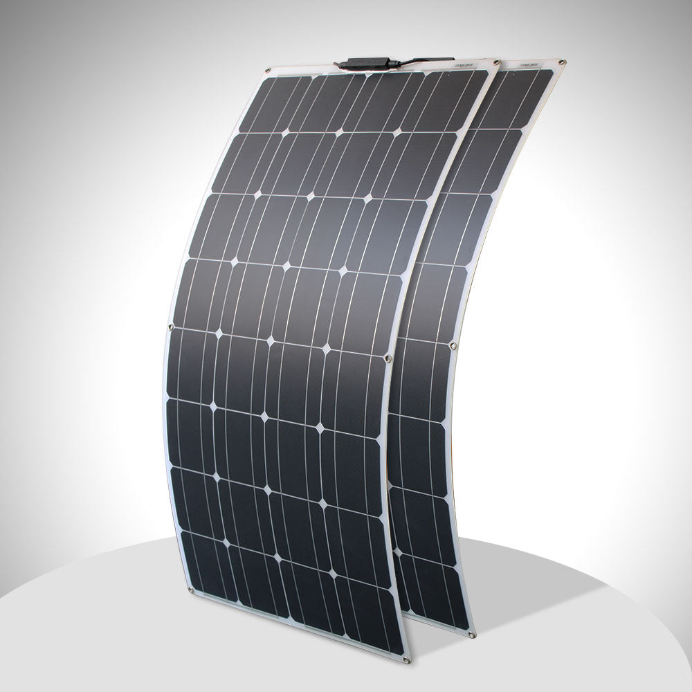 12v flexible solar panel kit with solar controller for battery charger
