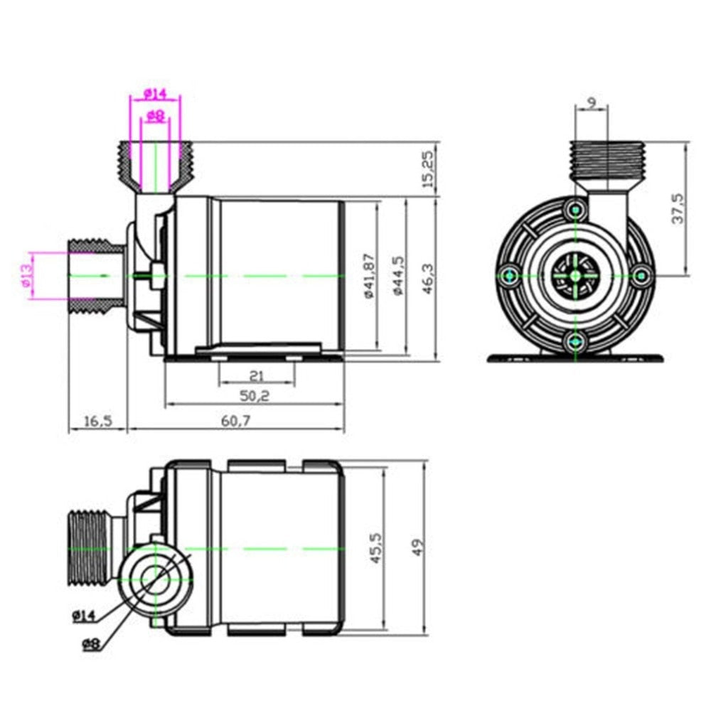 Brushless Motor, Submersible Water Pump.