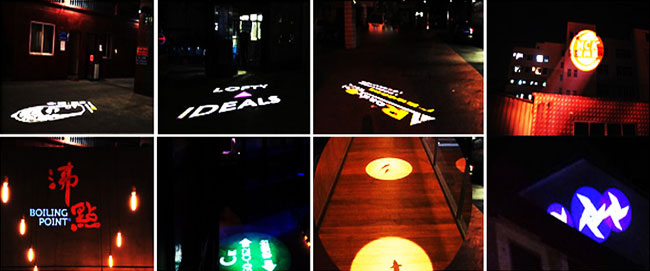 Outdoor LED Rotating Gobo Projectors Advertising Logo Projector Light Lamp