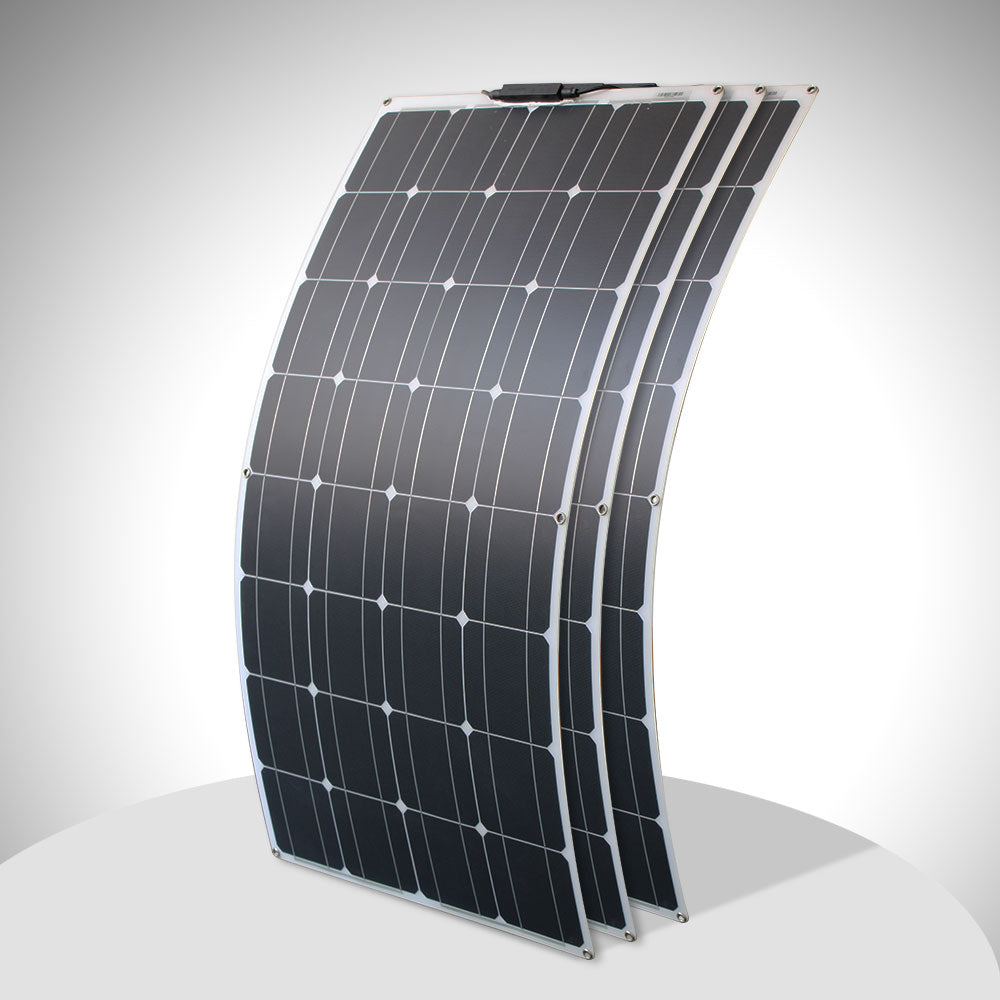 12v flexible solar panel kit with solar controller for battery charger