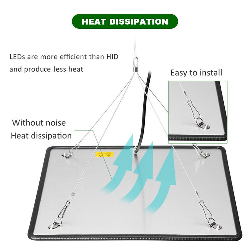 3500K Grow Tent Lamp 1000W LED Grow Light Panel