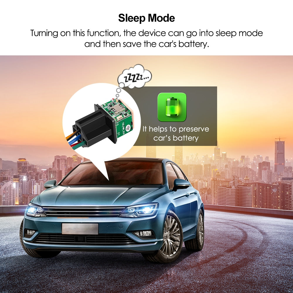 GPS Tracker Car, Motorcycle GPS Realtime Track Vibrate Alert FREE APP