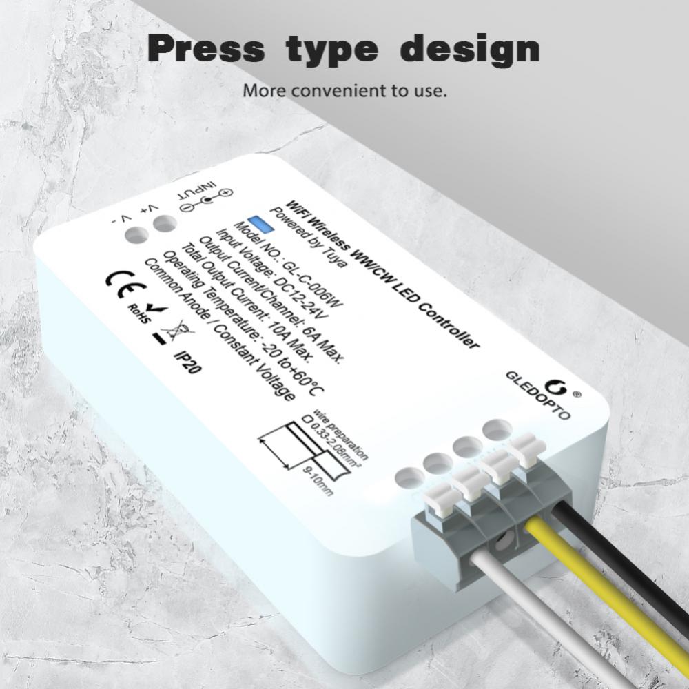 Led Controller Remote Switch 12v 24v 36v Wifi Rf Wireless Dimmer Controller Voice Control Ww Cw Cct Led Dimmer
