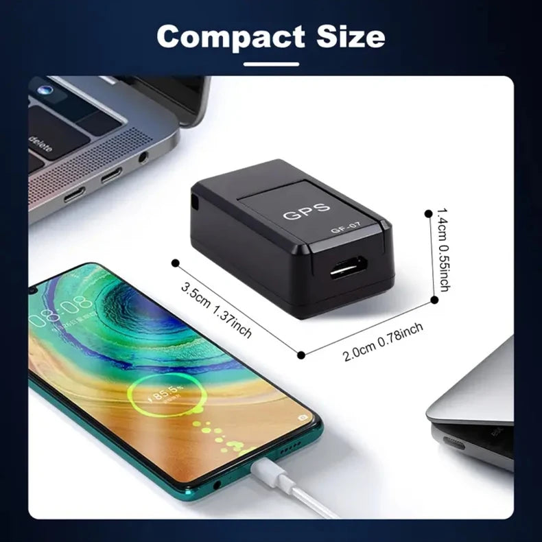 Micro Magnetic GPS Tracker, Mini Anti-Theft Vehicle Motorcycle Real-time Anti-theft Tracking Monitor, Personal Loss Positioning Mini GPS Positioning Device