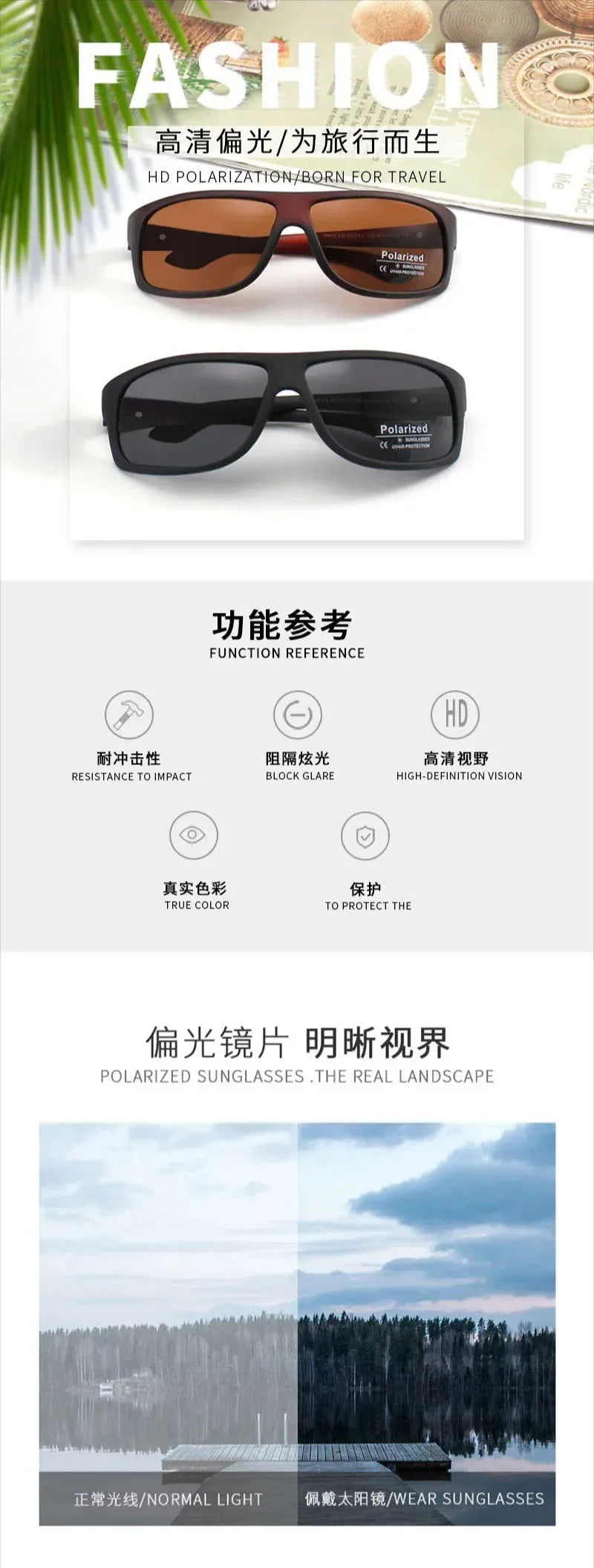 Men Sunglasses Fashion Brand Tagion Polarized Sun Glasses Male Casual Sport Cycling Hiking Eyeglasses UV400 Sun Protection 5113