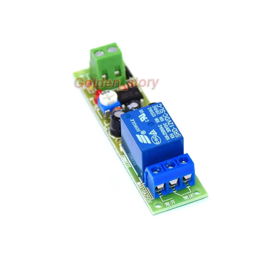 NE555 DC 12V Adjustable Time Trigger unlimited Cycle Timer Delay Turn On OFF Relay Switch Module Control