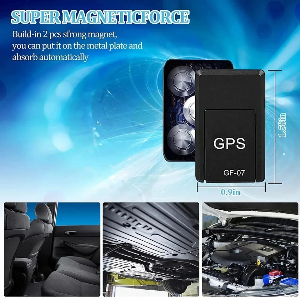 Micro Magnetic GPS Tracker, Mini Anti-Theft Vehicle Motorcycle Real-time Anti-theft Tracking Monitor, Personal Loss Positioning Mini GPS Positioning Device