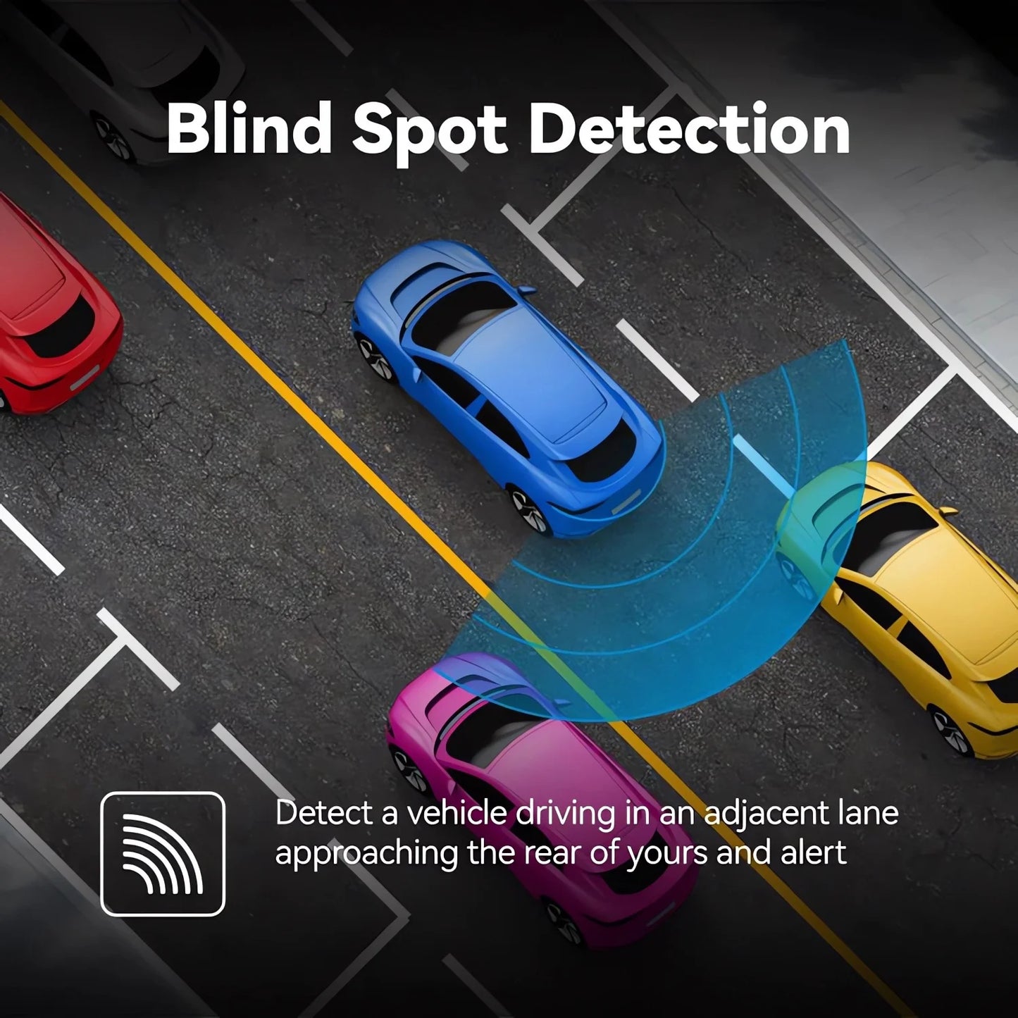 Dash Cam UHD 3840*2160P 4K + 2.5K Dual Lens Car DVR with ADAS 5G WiFi GPS Black Box Video Drive Recorder WDR/HDR Night Vision