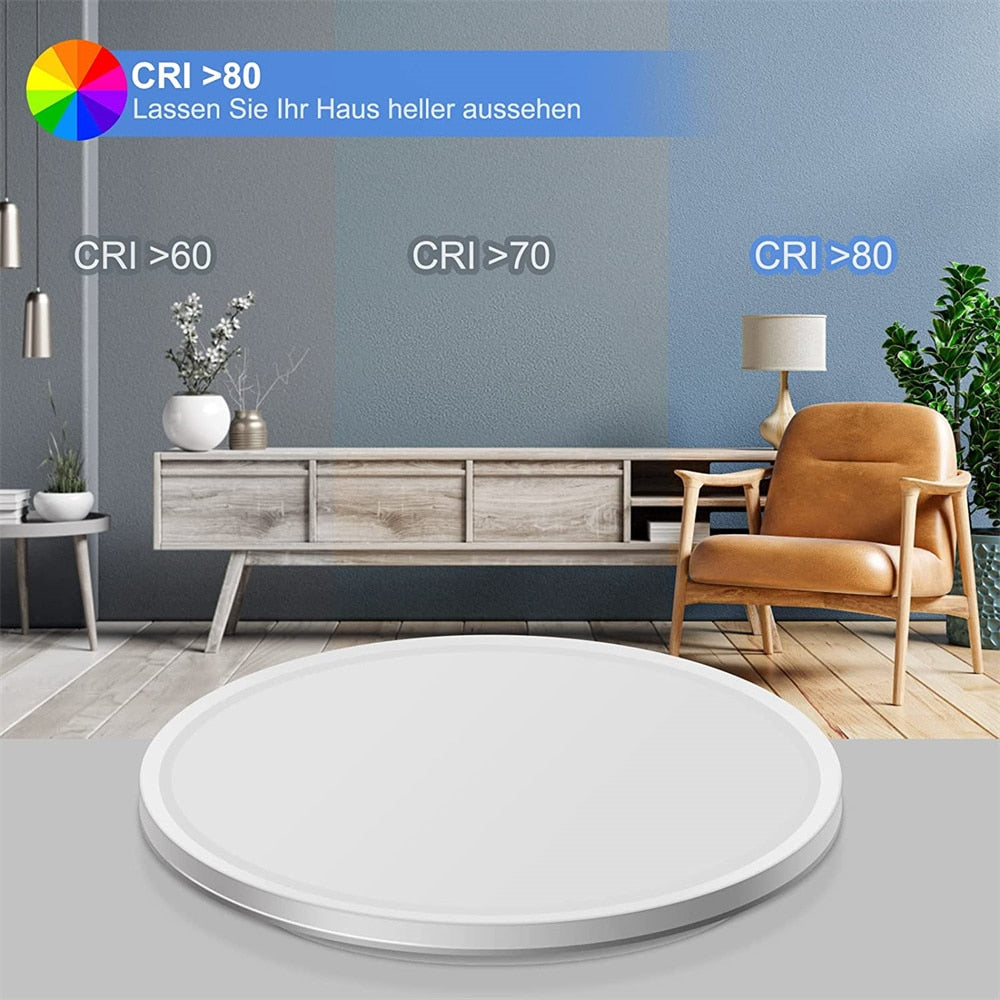 28W LED Ceiling Lamp Dimmable Remote Control
