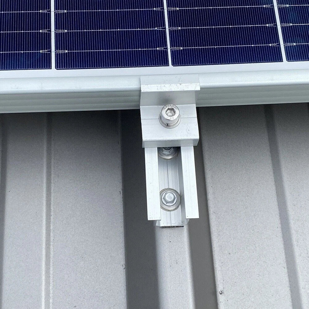 10Pcs Solar Photovoltaic Mounting PV End Clamps 30-45mm Clamps For Solar Module Solar Panel Racking Mounts Accessories