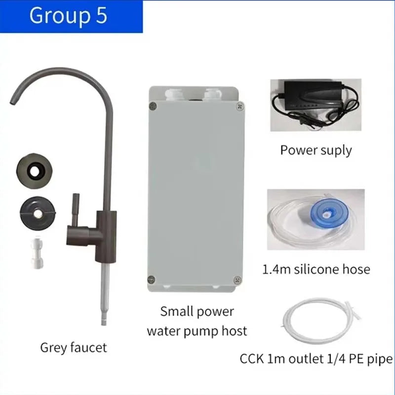 Electric Faucet Water Pump 12V 1.5L/min Faucet Automatic Suction Pump Caravan Electric kitchen Water Pump For kitchen