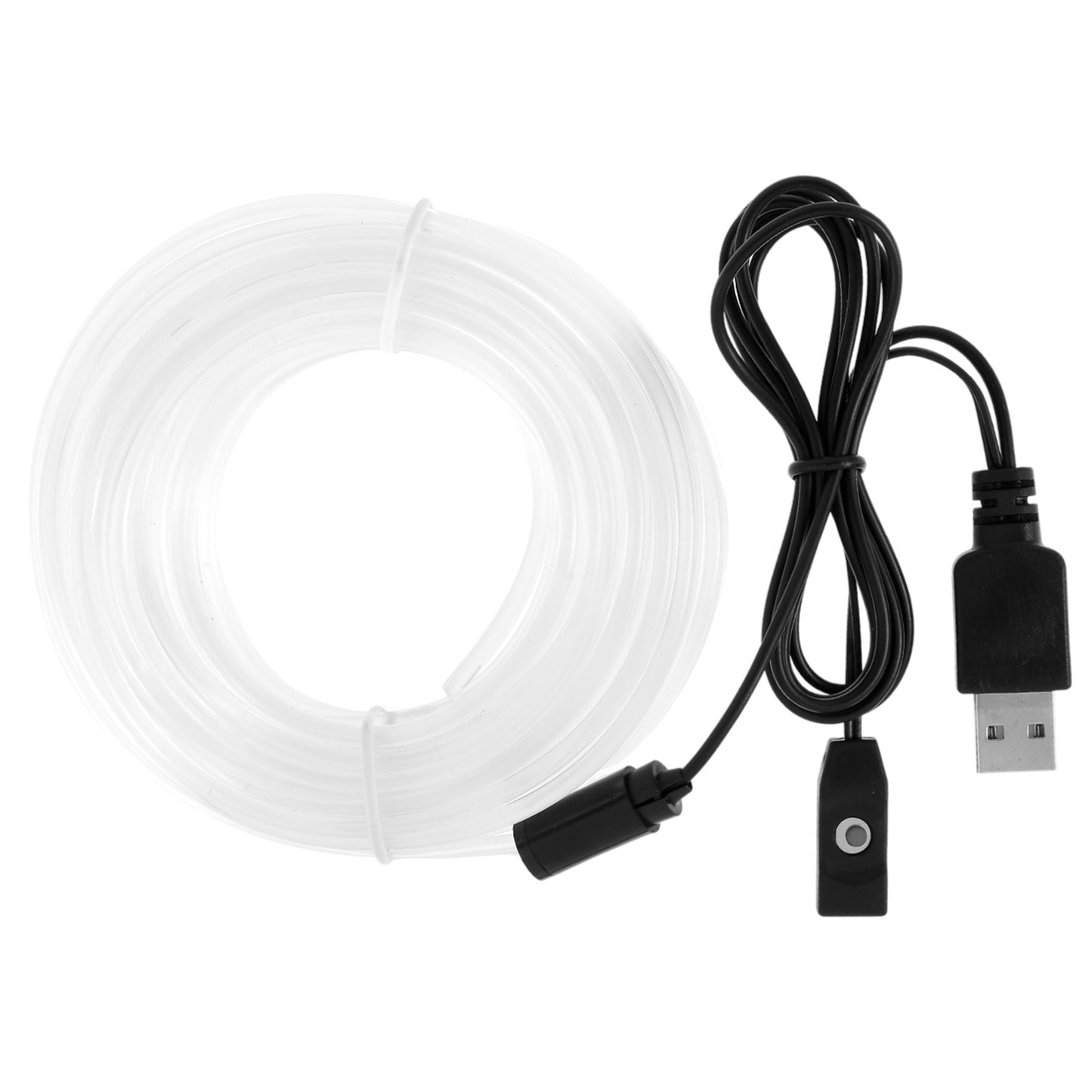 Car Interior LED Light Strip 4m Remote Control 7Color LED RGB Light