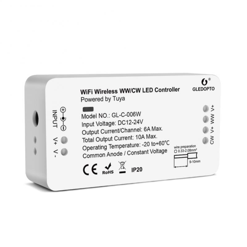 Led Controller Remote Switch 12v 24v 36v Wifi Rf Wireless Dimmer Controller Voice Control Ww Cw Cct Led Dimmer