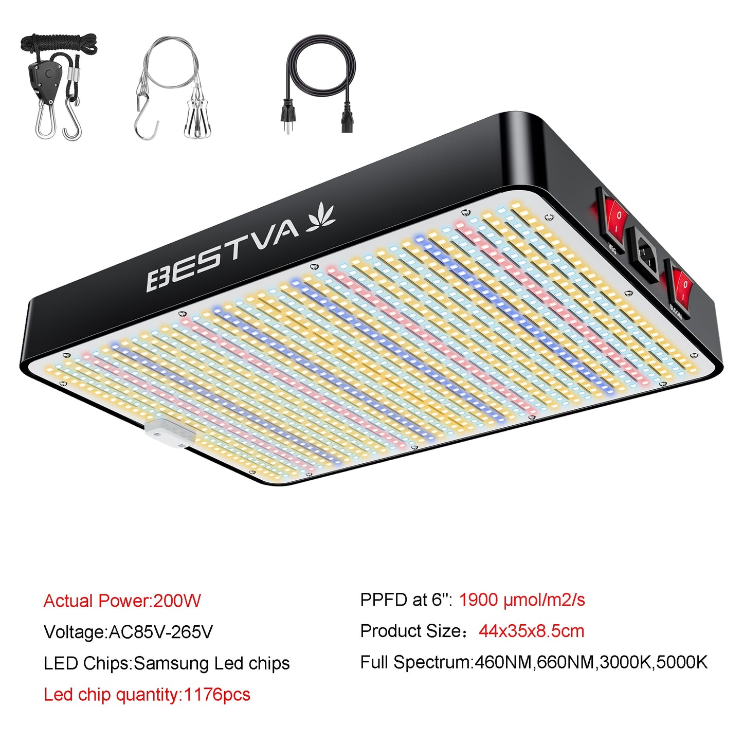 LED grow light 1000W 2000W 4000W Full Spectrum for indoor plants grow tent hydroponics