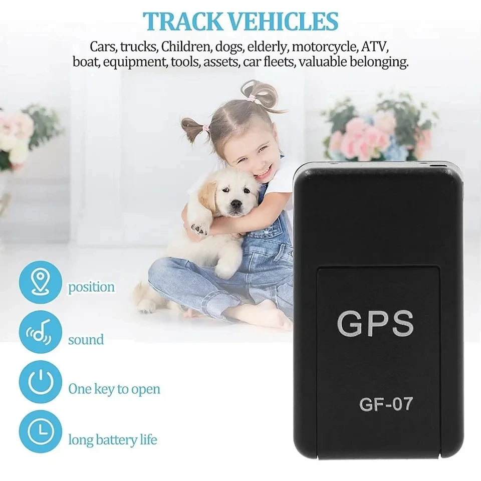Micro Magnetic GPS Tracker, Mini Anti-Theft Vehicle Motorcycle Real-time Anti-theft Tracking Monitor, Personal Loss Positioning Mini GPS Positioning Device