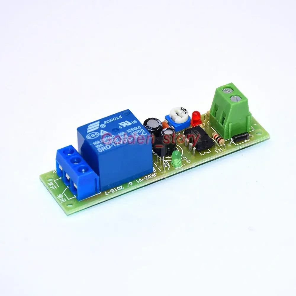NE555 DC 12V Adjustable Time Trigger unlimited Cycle Timer Delay Turn On OFF Relay Switch Module Control