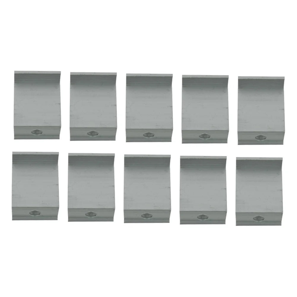 10Pcs Solar Photovoltaic Mounting PV End Clamps 30-45mm Clamps For Solar Module Solar Panel Racking Mounts Accessories