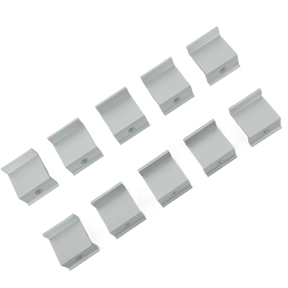 10Pcs Solar Photovoltaic Mounting PV End Clamps 30-45mm Clamps For Solar Module Solar Panel Racking Mounts Accessories