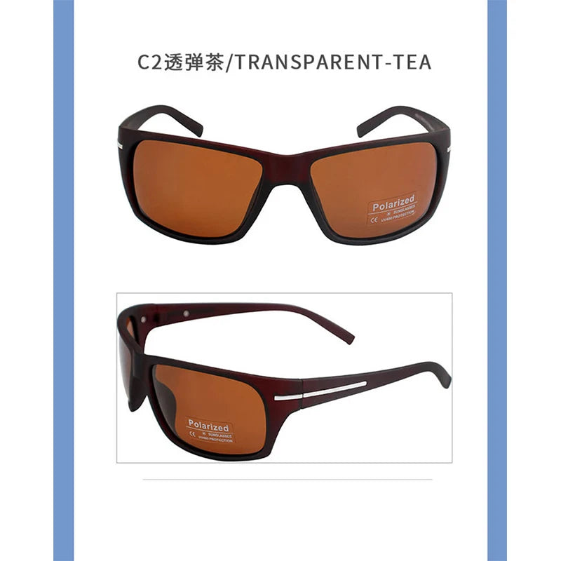 Men Sunglasses Fashion Brand Tagion Polarized Sun Glasses Male Casual Sport Cycling Hiking Eyeglasses UV400 Sun Protection 5113