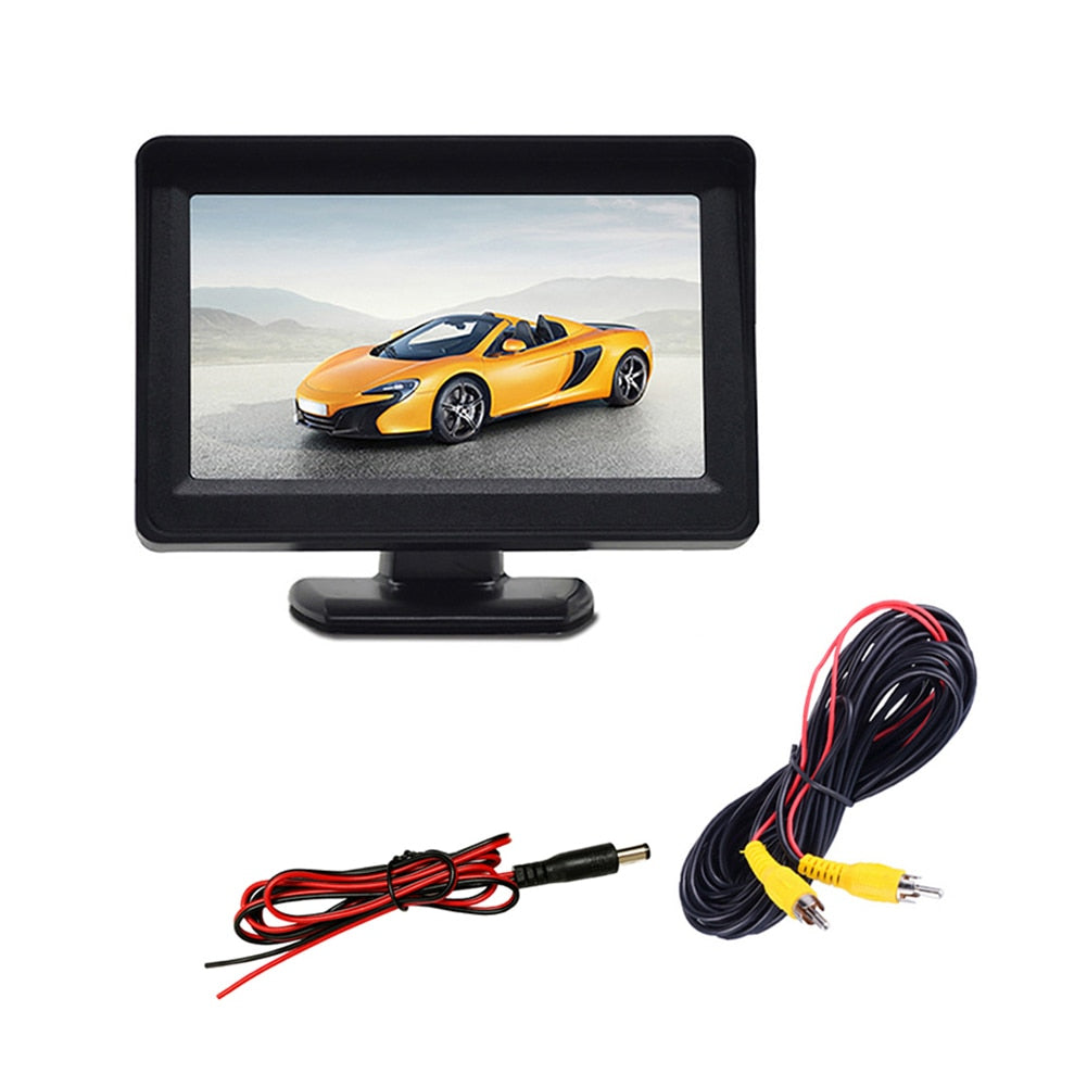 LCD Car Monitor Rear View Camera Auto Parking Monitor.