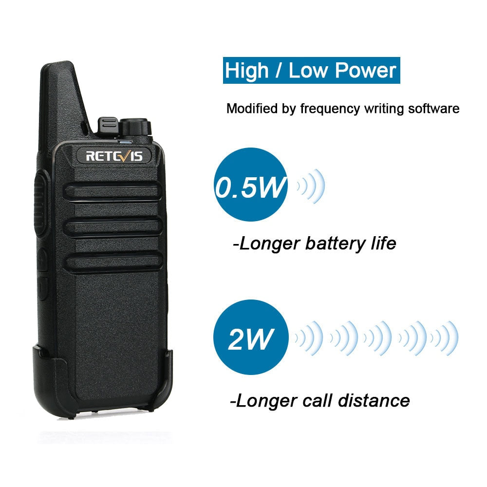 2 piece Mini Willkie Talkie Two-way Radio