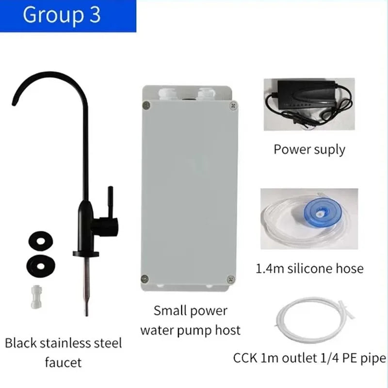 Electric Faucet Water Pump 12V 1.5L/min Faucet Automatic Suction Pump Caravan Electric kitchen Water Pump For kitchen