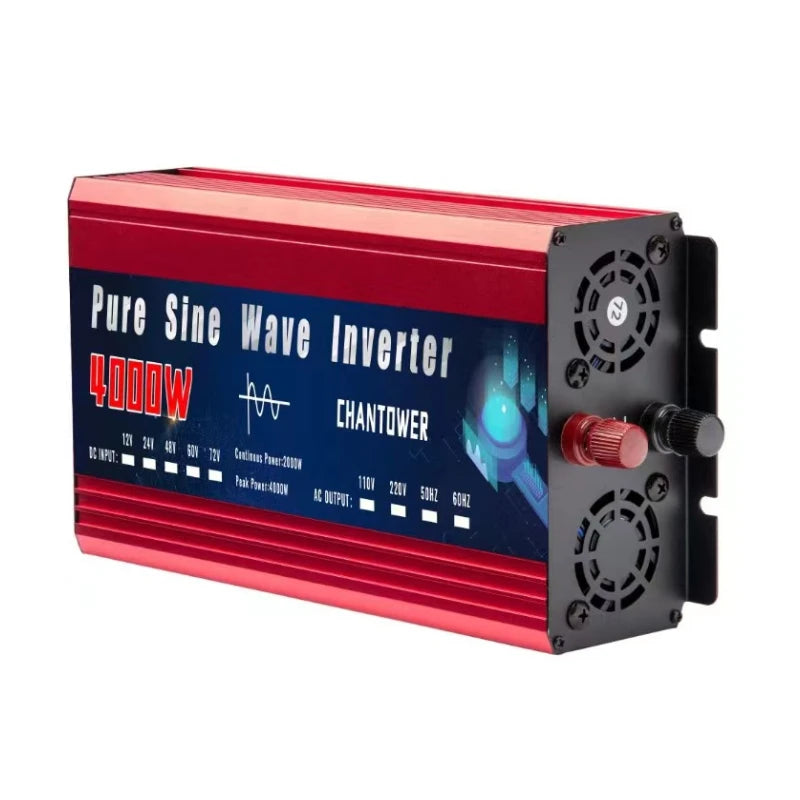 Pure Sine Wave Inverter 12Volt To AC 110v/220v Pure Sine Wave Power Supply Voltage Converter for Car, Solar Inverter
220V 2000W 3000W 4000W DC 12v/24v
