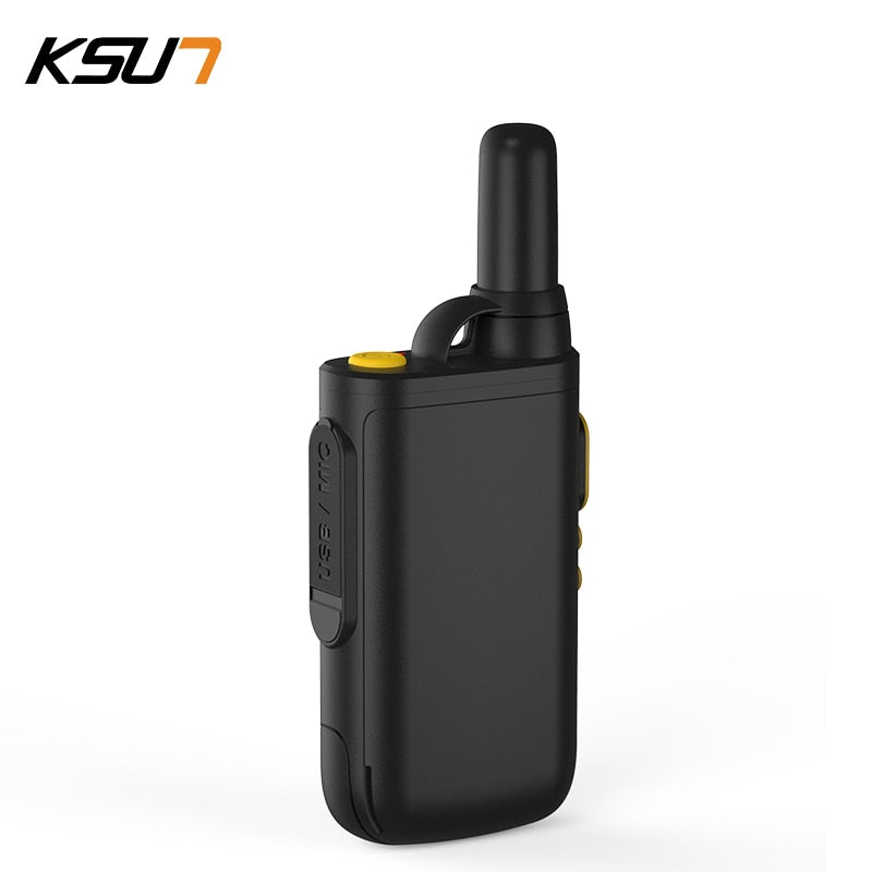 Walkie Talkie Rechargeable Battery Thin Uhf Wireless 16 Channel.