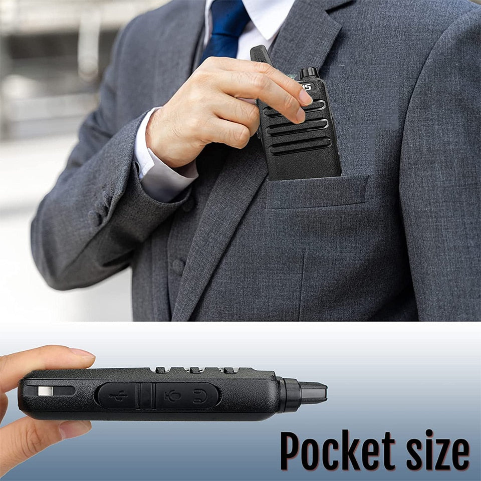 2 piece Mini Willkie Talkie Two-way Radio
