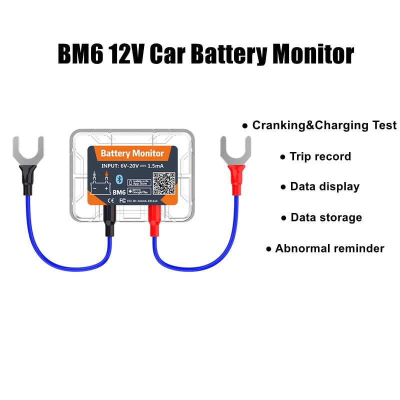 Wireless Bluetooth 4.0 12V Battery Monitory
