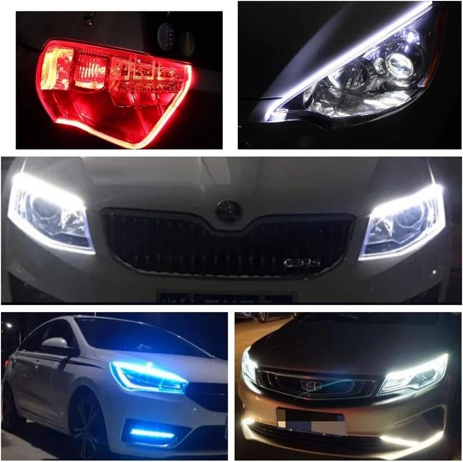 Daytime Running Lights Yellow Turn Signal Lamps