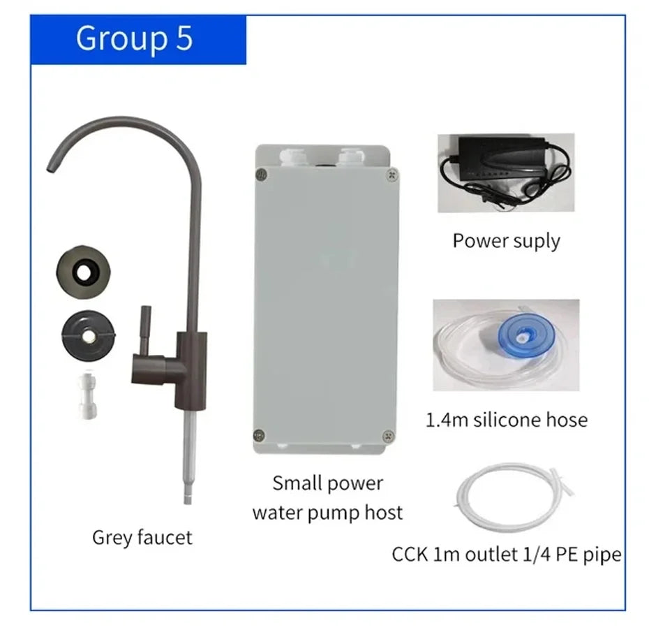 Electric Faucet Water Pump 12V 1.5L/min Faucet Automatic Suction Pump Caravan Electric kitchen Water Pump For kitchen
