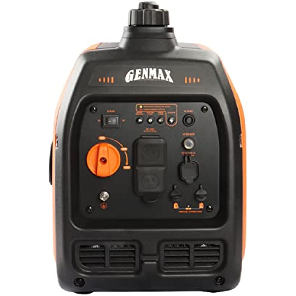 GENMAX Portable Inverter Generator 2200W ultra-quiet gas engine.