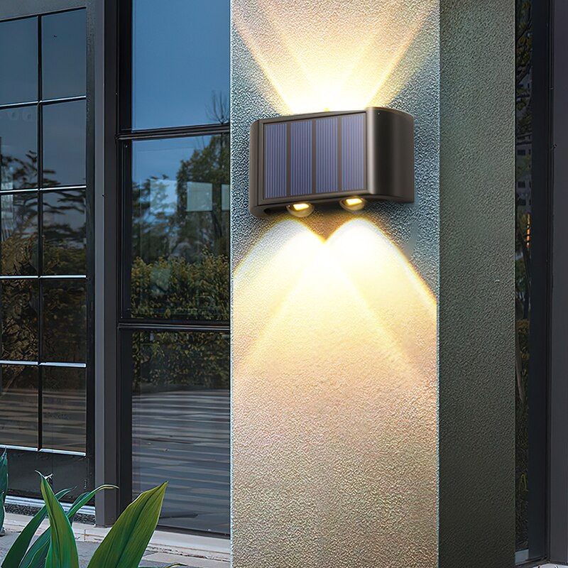 ZK50 Solar Light Waterproof Led Light Outdoor Sunlight Lamp for Garden Street Landscape Balcony Decor Solar Wall Lamp Outdoor