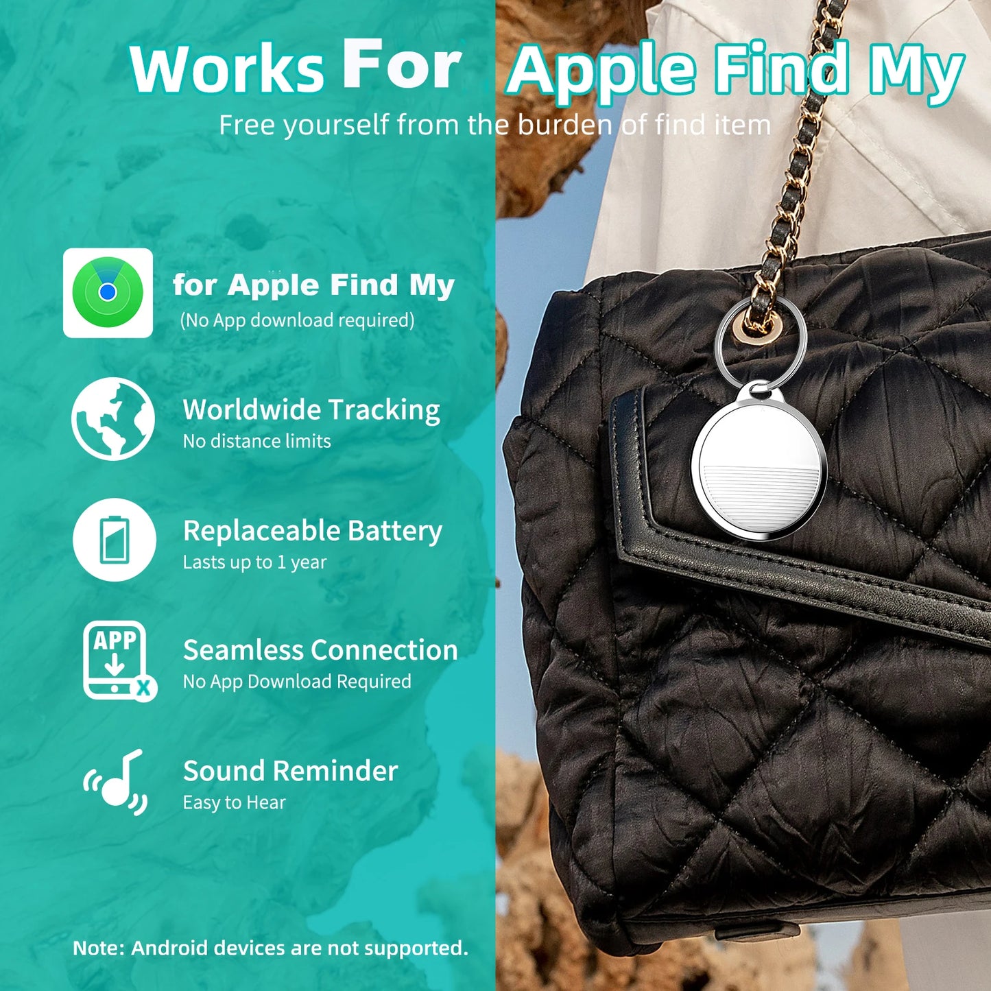 Xiaomi Mini GPS Tracker For Apple IOS System Find My APP Air Tag
Elderly Child Finder, Pet, Back pack, Loss Tracker Smart Bluetooth.