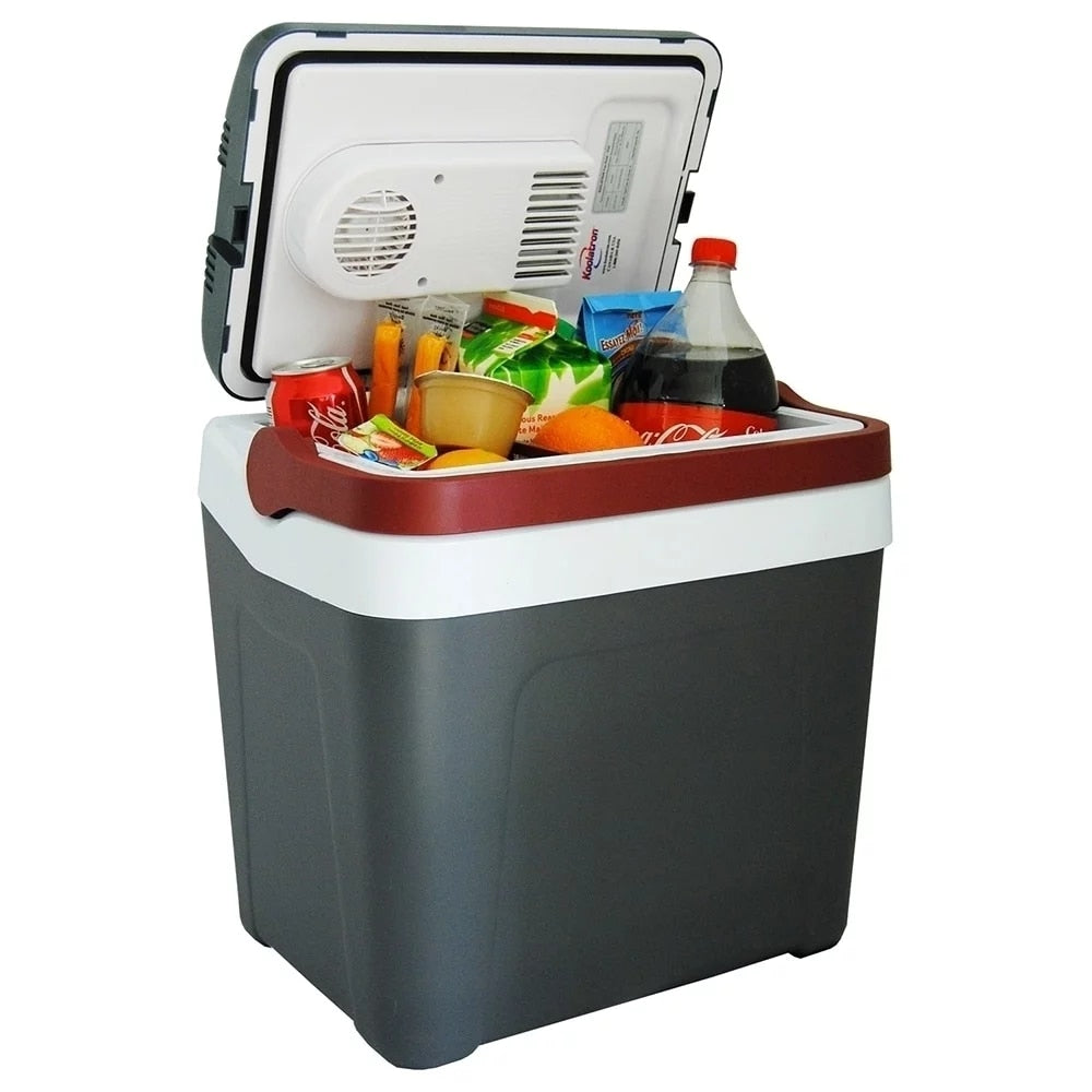 Iceless Electric Cooler 12V 24V / 26 Qt. Portable Ice Chest Fridge