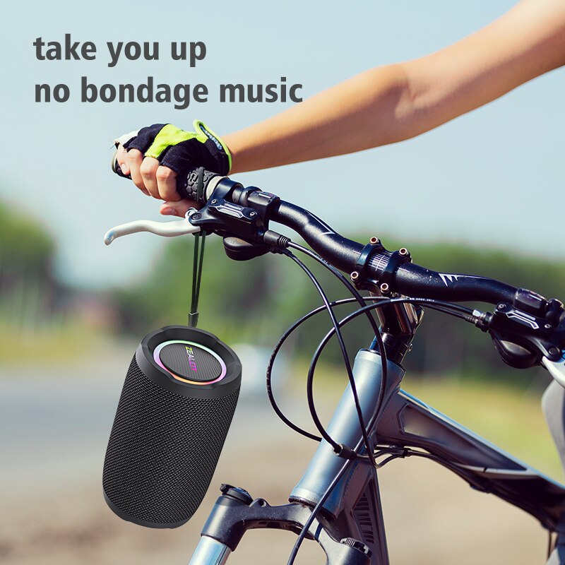 Portable Bluetooth Speaker Waterproof Powerful Sound Bass Boost Dual Pairing TF, TWS, USB
