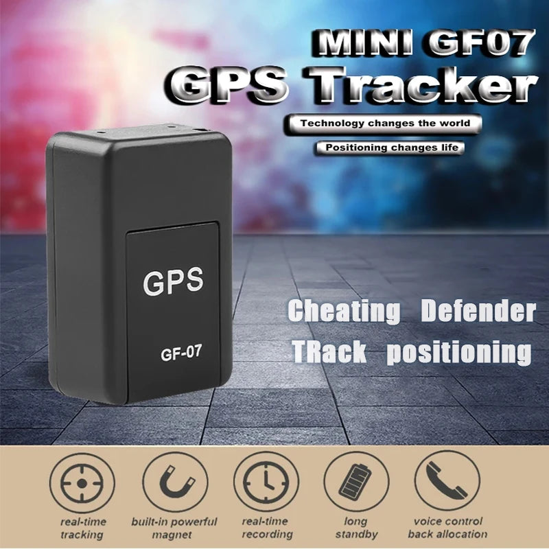 Micro Magnetic GPS Tracker, Mini Anti-Theft Vehicle Motorcycle Real-time Anti-theft Tracking Monitor, Personal Loss Positioning Mini GPS Positioning Device