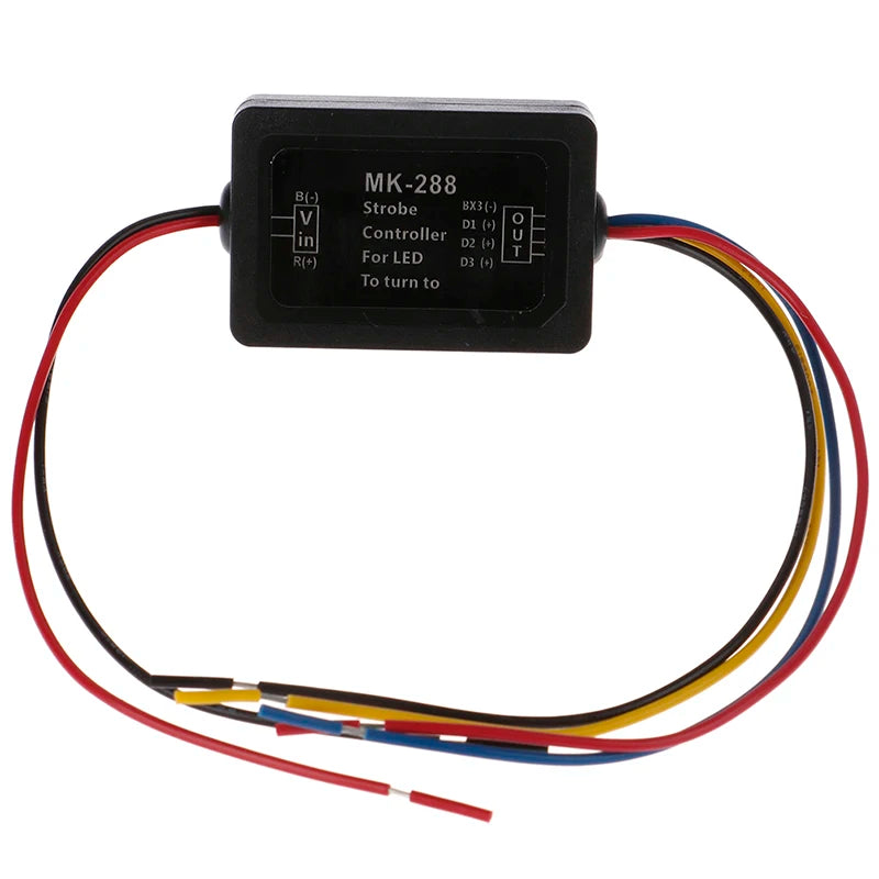 Chase Flash Module Boxes 3 Step Sequential Universal For Car Turn Signal Light