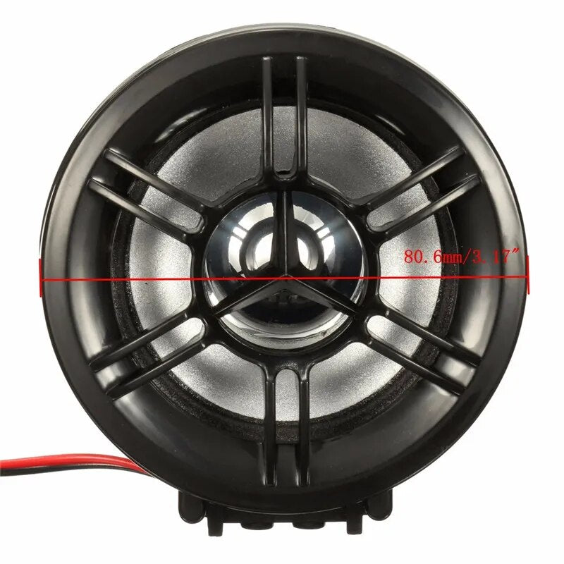 12V Motorcycle Sound System Bluetooth Audio Remote