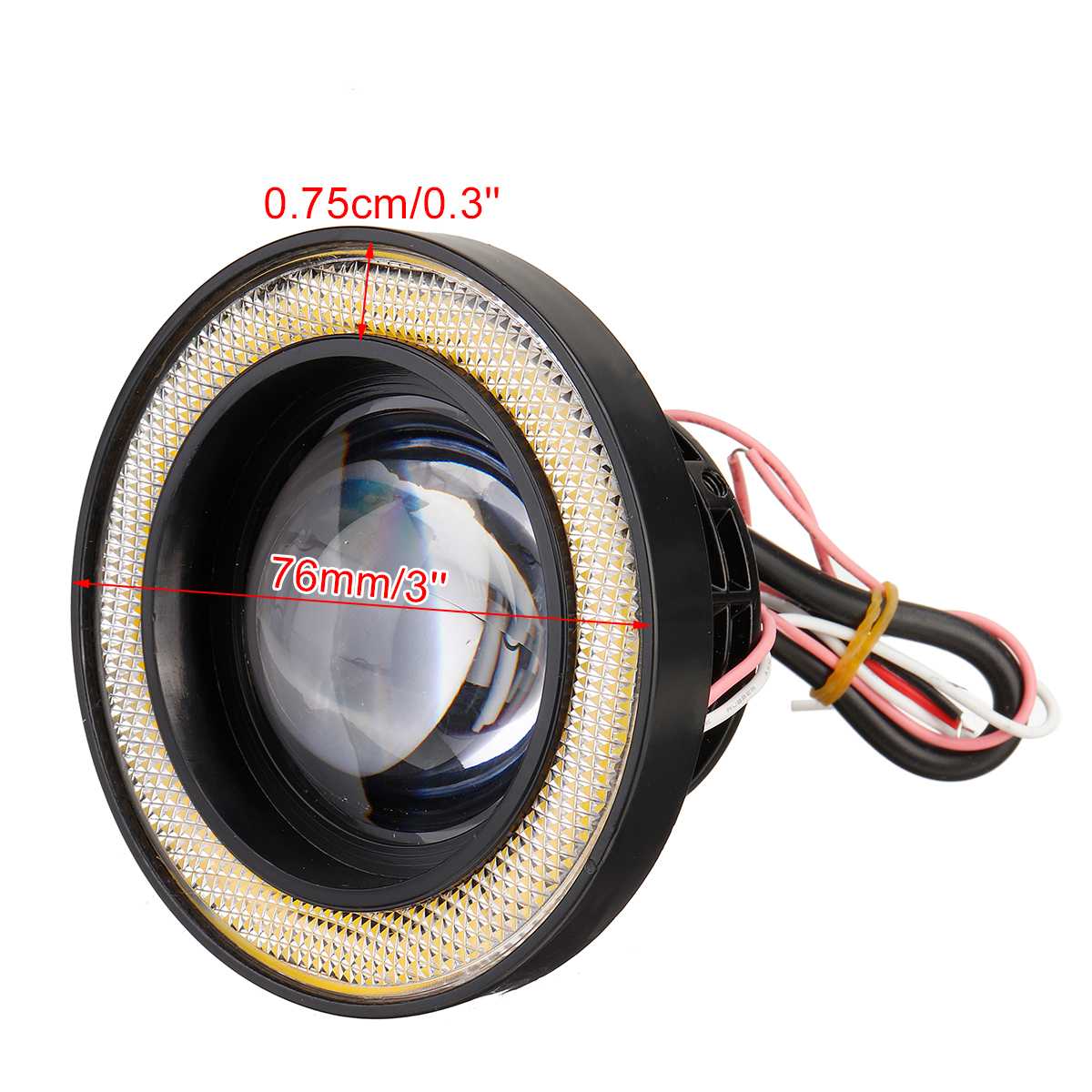 Angel Eyes Fog Lights Led Car Headlight Lamp