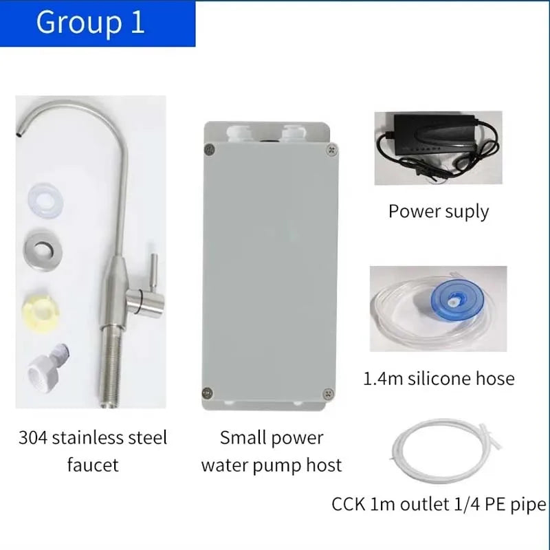 Electric Faucet Water Pump 12V 1.5L/min Faucet Automatic Suction Pump Caravan Electric kitchen Water Pump For kitchen