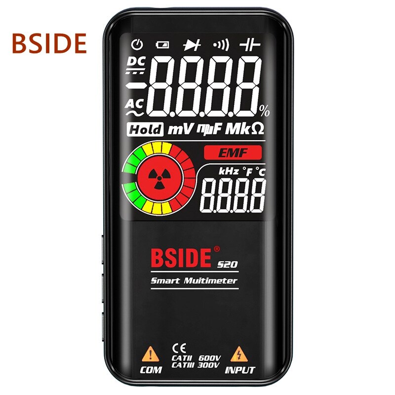 BSIDE S10 S11 S20 Professional Digital Multimeter Diode NCV Hz Live Wire Tester